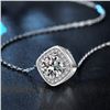 Image 3 : 1 CT GRA CERTIFIED ROUND BRILLIANT 925S NECKLACE