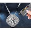 Image 4 : 1 CT GRA CERTIFIED ROUND BRILLIANT 925S NECKLACE