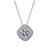 Image 5 : 1 CT GRA CERTIFIED ROUND BRILLIANT 925S NECKLACE