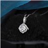 1 CT GRA CERTIFIED ROUND BRILLIANT 925S NECKLACE
