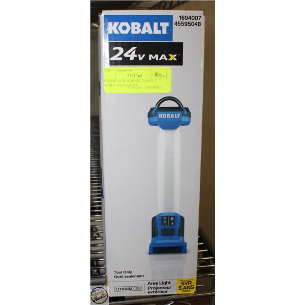 BRAND NEW KOBALT 24 VOLT WORK AREA LIGHT