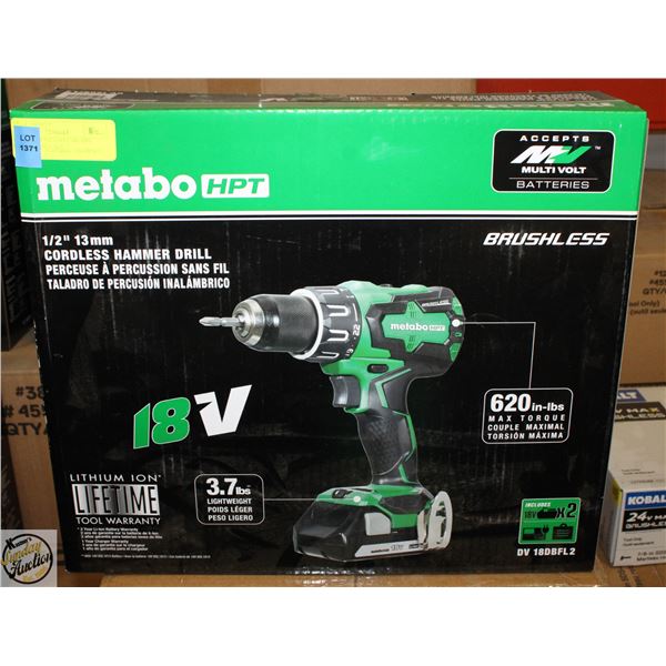 BRAND NEW METABO 18V HPT HAMMER DRILL KIT
