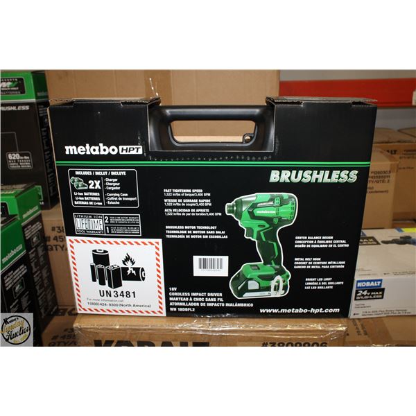 BRAND NEW METABO HPT 18VOLT CORDLESS IMPACT DRIVER