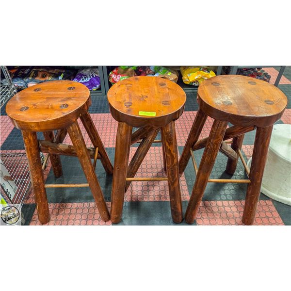 3 MATCHING BAR STOOLS