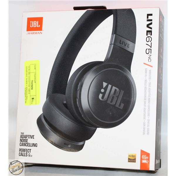NEW JBL LIVE675NC TRUE ADAPTIVE NOISE CANCELLING