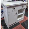 Image 1 : SMALL WHITE NIGHT STAND 22X24X11"