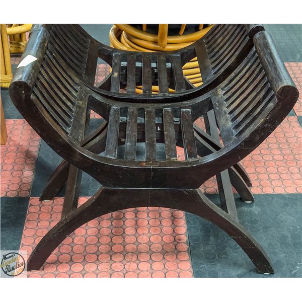 DARK WOOD CHAIR, INDONESIAN DESIGN