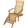 NEW INTERBUILD NOVO DECK CHAIR - GOLDEN TEAK