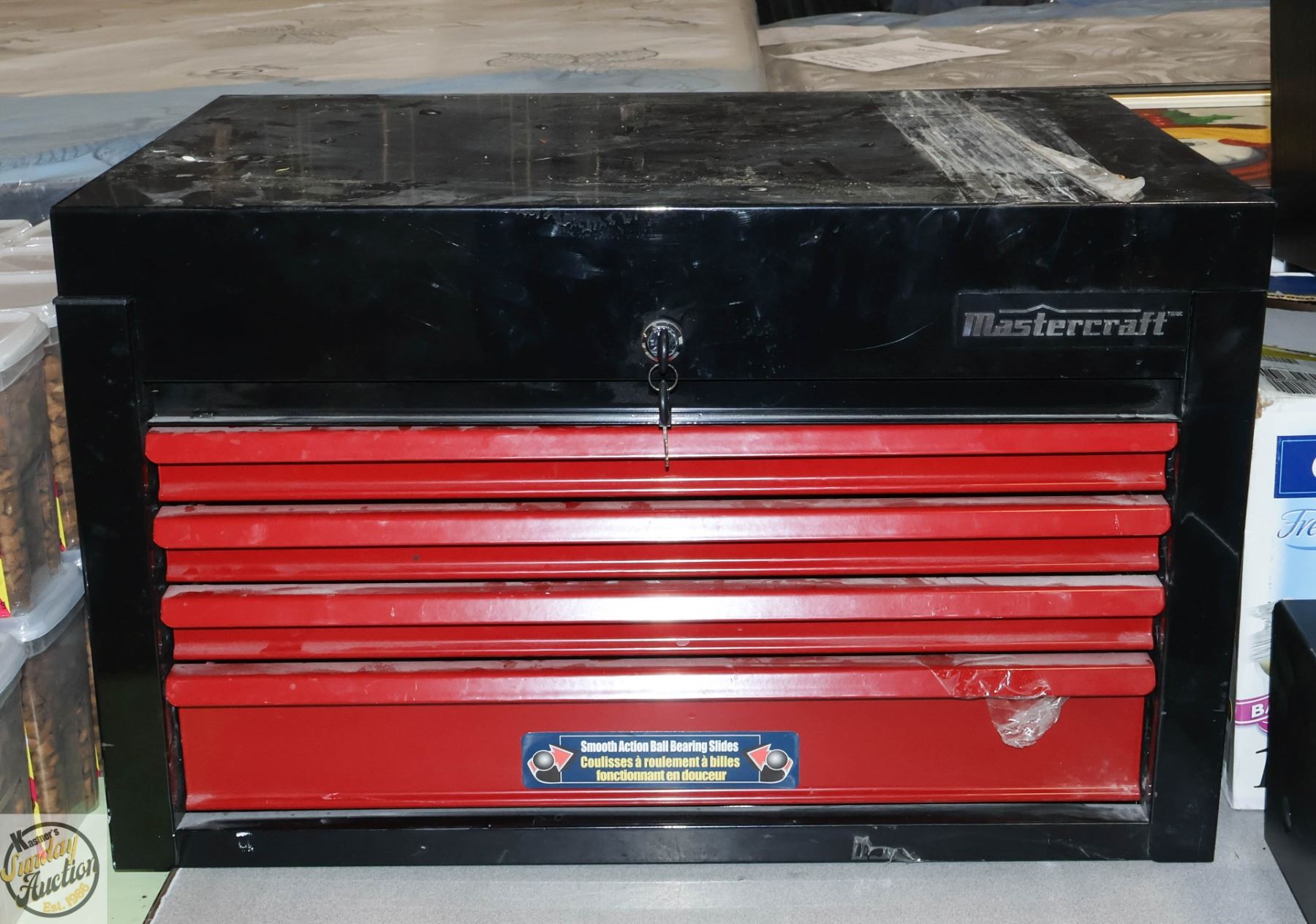 Mastercraft Lock Box MASTERCRAFT TOOLBOX WITH KEYS