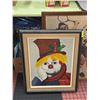 ORIGINAL SIGNED CLOWN PICTURE M.TYCHOLIS '83
