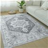 NEW BRICHOEE 6 X 9 DISTRESSED GREY AREA RUG
