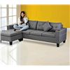 BRAND NEW GREY TAPLEY SECTIONAL SOFA