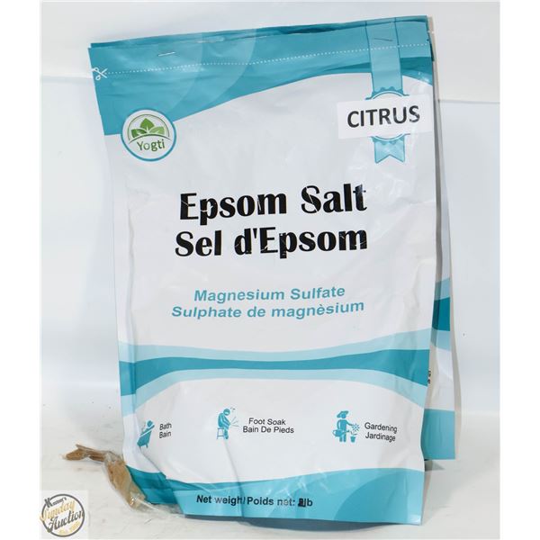 NEW 3LB YOGTI EPSOM SALT CITRUS