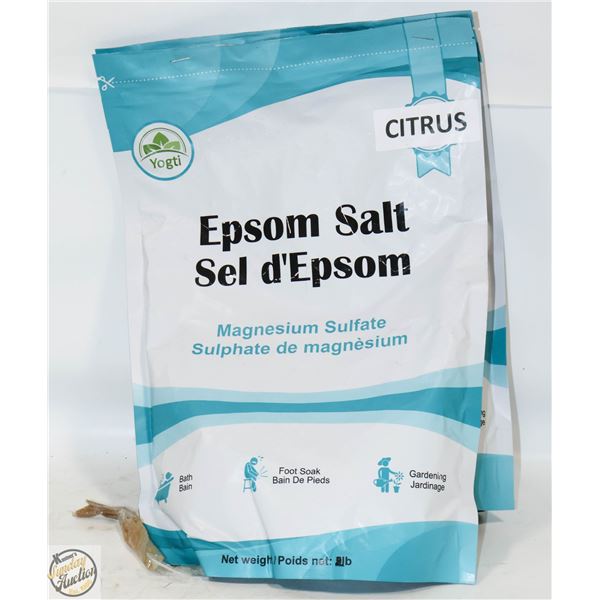 NEW 3LB YOGTI EPSOM SALT CITRUS