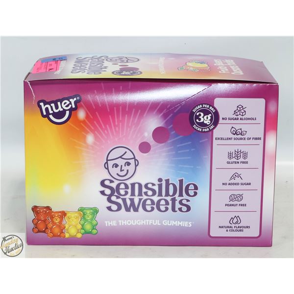 NEW HUER SENSIBLE SWEETS FRUITY BEARS 12X 50G BAGS