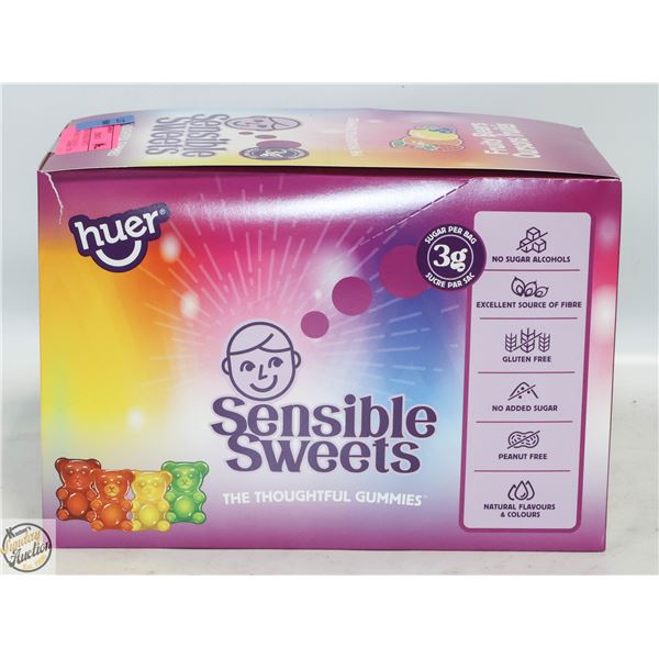NEW HUER SENSIBLE SWEETS FRUITY BEARS 12X 50G BAGS