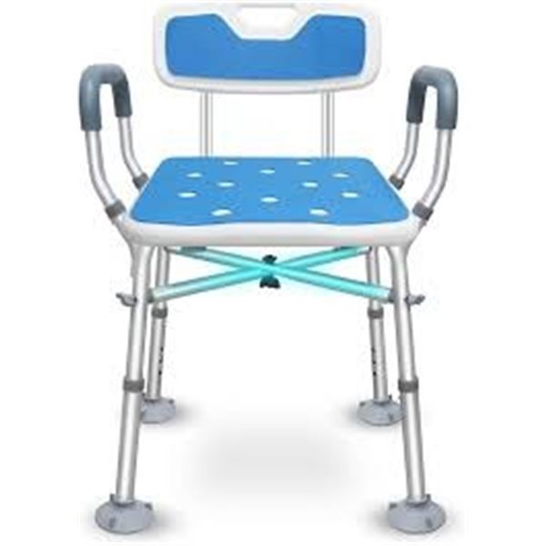 NEWLY ASSEMBLED SHOWER CHAIR