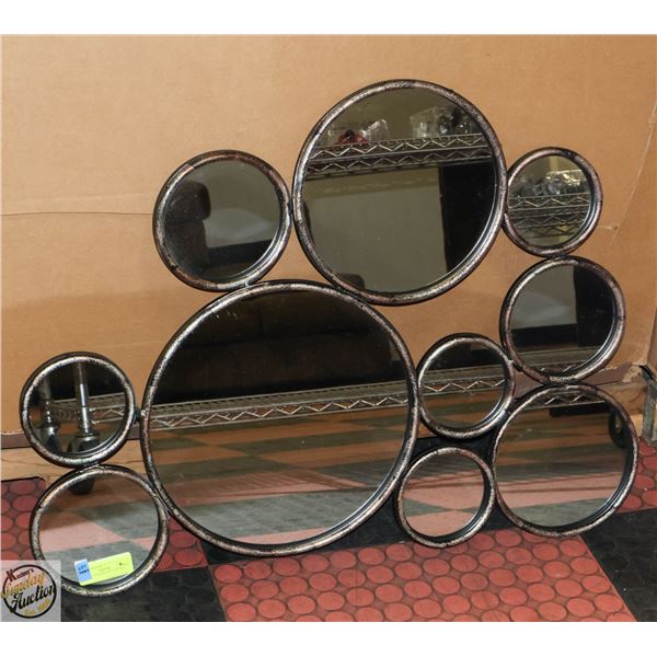 MIRROR 31 INCHES BY 30 INCHES BUBBLE STYLE