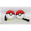 2 POKEMON ELECTRONIC INTERACTIVE POKEBALLS