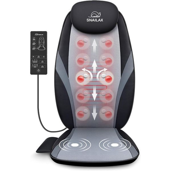 NEW SNAILAX SL-256 MASSAGE CUSHION WITH HEAT