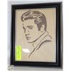 Image 1 : FRAMED 2007 ELVIS WOOD ART
