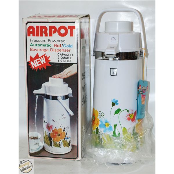 VINTAGE NEW IN BOX AIR POT PRESSURE POWER COLD/HOT