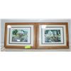 Image 1 : 2 PRINTS IN FRAMES 19 BY 17 INCHES