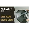 Image 1 : NEW NEEWER 300 WATT STUDIO STROBE KIT