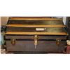 Image 1 : VINTAGE TRAVEL TRUNK 36” X 20” X 13” HIGH
