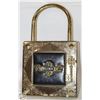 Image 1 : VINTAGE PADLOCK SHAPED KEY BOX