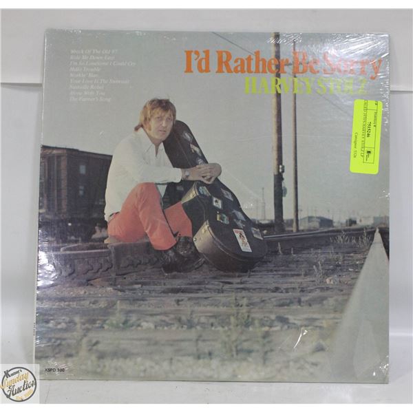 SEALED 1970'S HARVEY STOLZ LP