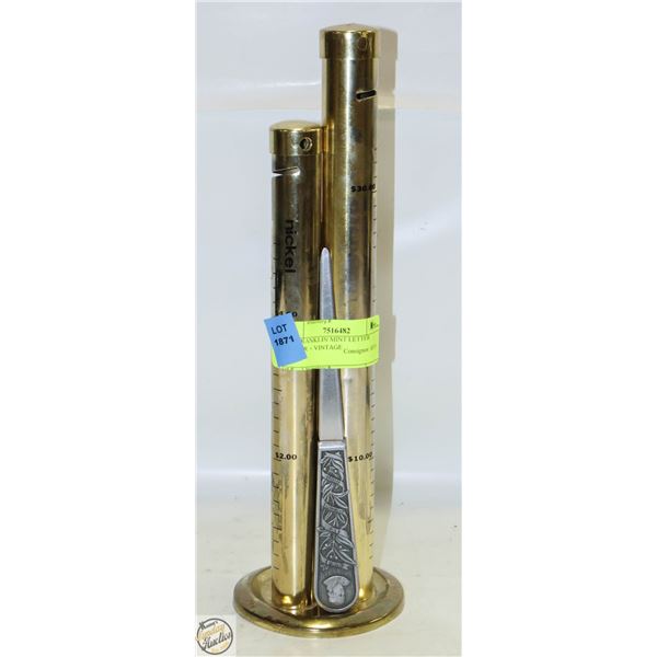 THE FRANKLIN MINT LETTER OPENER + VINTAGE