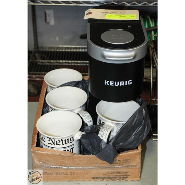 KEURIG COFFEE POT/ MUGS