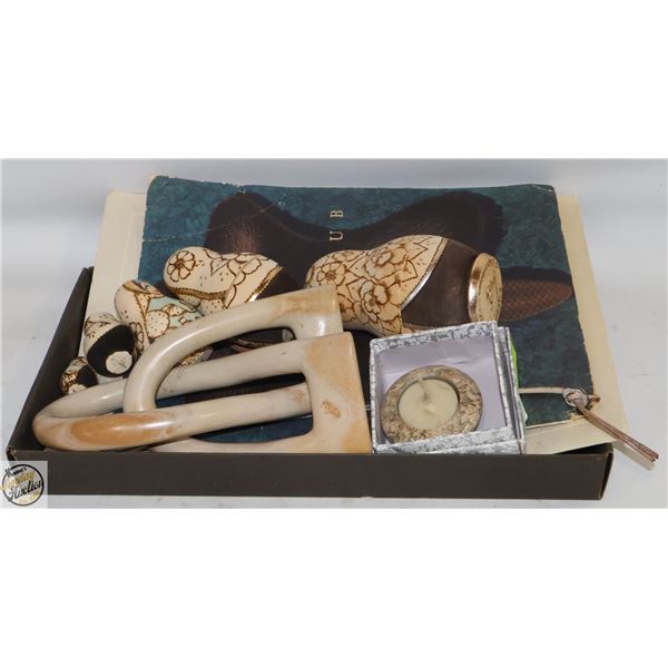 GENUINE SOAPSTONE POLISHED HAND CARVED