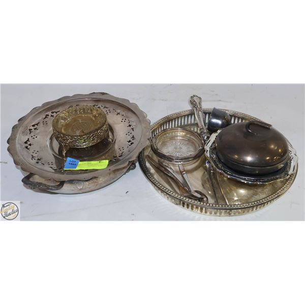ESTATE SERVING TRAYS ALL TOGETHER