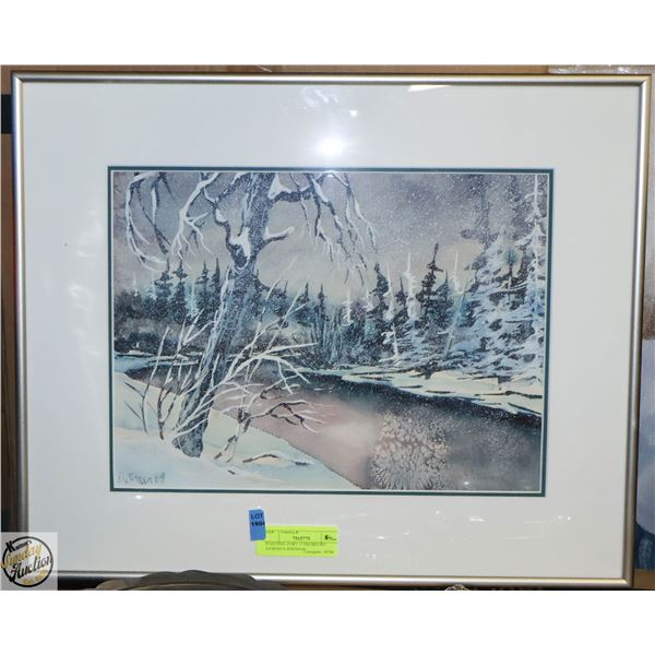 PAINTING 19 BY 17 INCHES BY DAWNITA JOHNSON