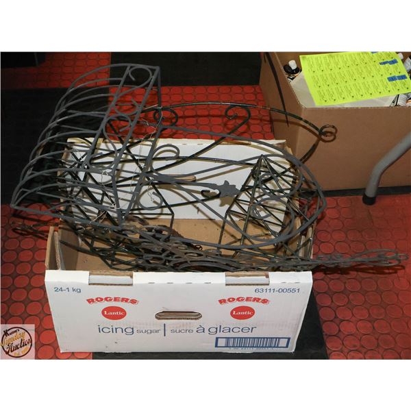 IRON PLANT HANGERS/GARDEN ART