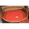 WICKER PET BED 29"X20"X10"