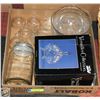Image 1 : CRYSTAL/GLASSWARE BUNDLE
