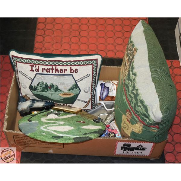 GOLF THEMED DESK DECOR BUNDLE