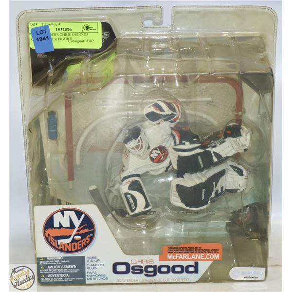 NY ISLANDERS CHRIS OSGOOD GOALTENDER FIGURE