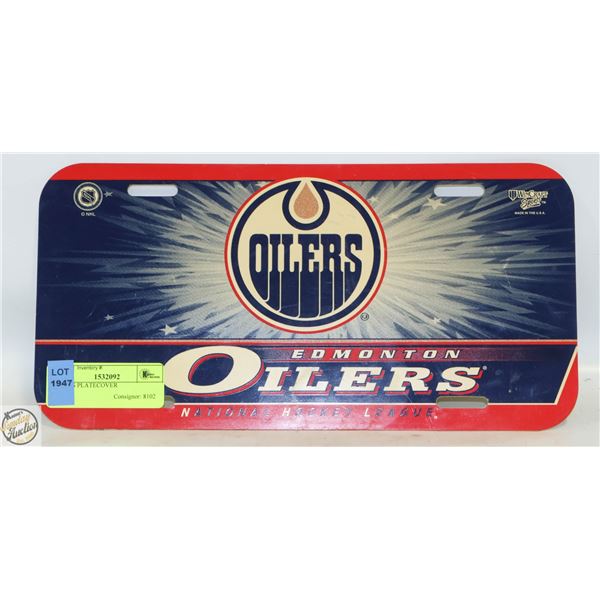 OILERS PLATECOVER