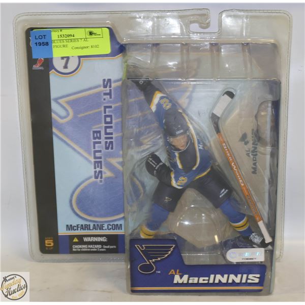 ST. LOUIS BLUES SERIES 7 AL MACINNIS FIGURE
