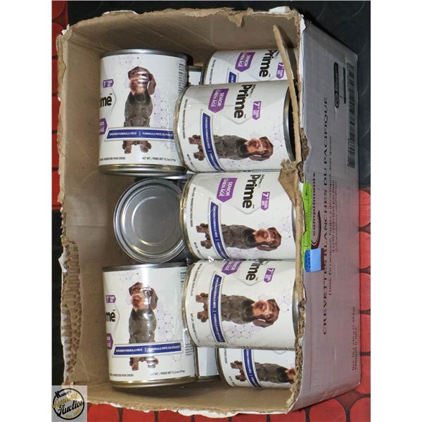 NEW 12x374G CANS PERFORMATIN PRIME SENIOR DOG FOOD