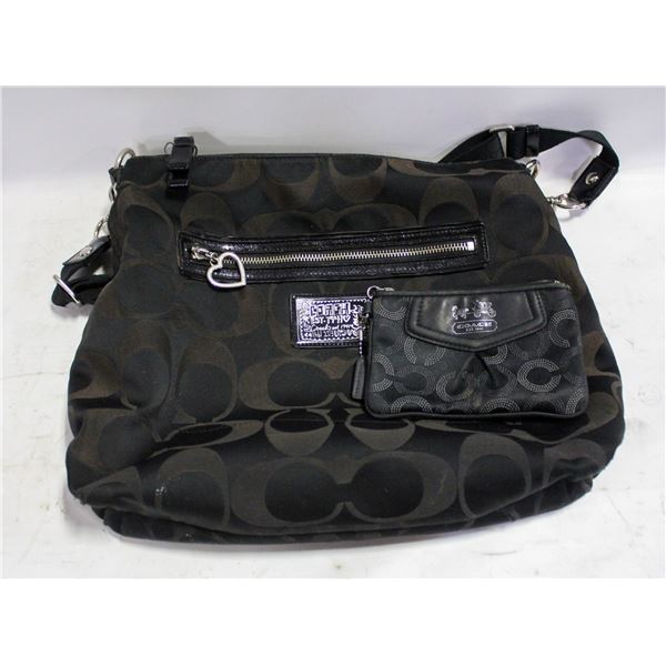 GENUINE COACH PURSE/HANDBAG WITH GENUINE COACH