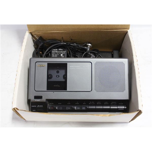 SANYO TRANSCRIBER + ACCESSORIES
