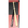 Image 1 : 2 BASEBALL BATS (1 ALUMINUM + 1 WOOD)