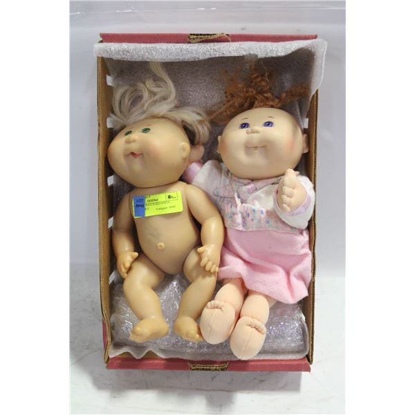 2 CABBAGE PATCH KID DOLLS COLLECTIBLE