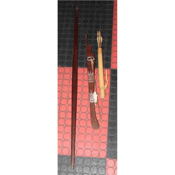 ANTIQUE DECORATIVE BOW AND ARROWS