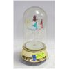 VINTAGE JAY IMPORT CO HANDBLOWN MUSICAL CAROUSEL